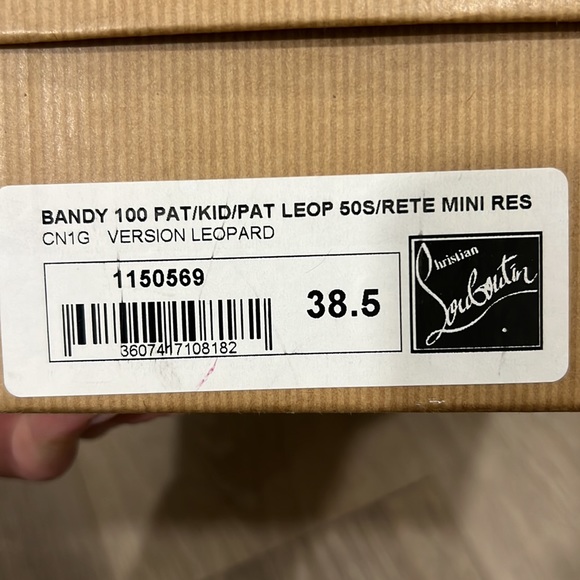 Christian Louboutin shoes with original box, bags, and extra heel pins. - Picture 6 of 6